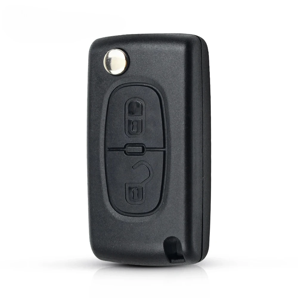 

Для Citroen C2 C3 C4 C6 Berlingo 2-кнопочный складной ключ Ce0523 VA2 Blade Remote Key Shell Auto