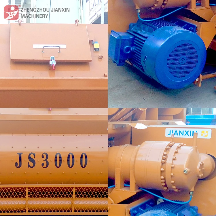 China Factory Hot Sale Mixer Machine JS3000 Concrete Mixer with Low Price High Quality