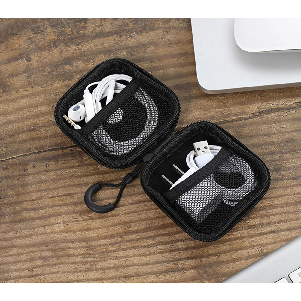 

Waterproof Cable Storage Bag Data Cord Organizer Heavy Duty Travel Gadget Bag Interior Lining Wire Management Pouch For Usb