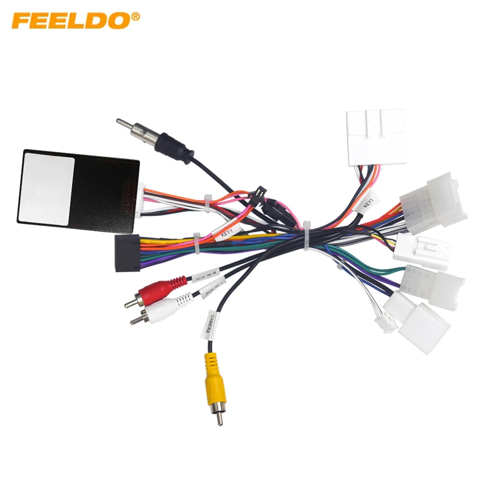 

Car Audio Stereo 16PIN Android Power Wiring Harness Cable Adapter For Subaru XV/Crosstrek(2017+)/Forester(17-19)