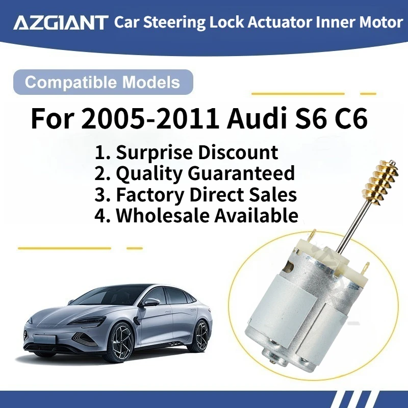 

AZGIANT Car Steering Lock Actuator Inner Motor DC 12V For 2005-2011 Audi S6 C6 Brand new high-quality replacement parts OEM