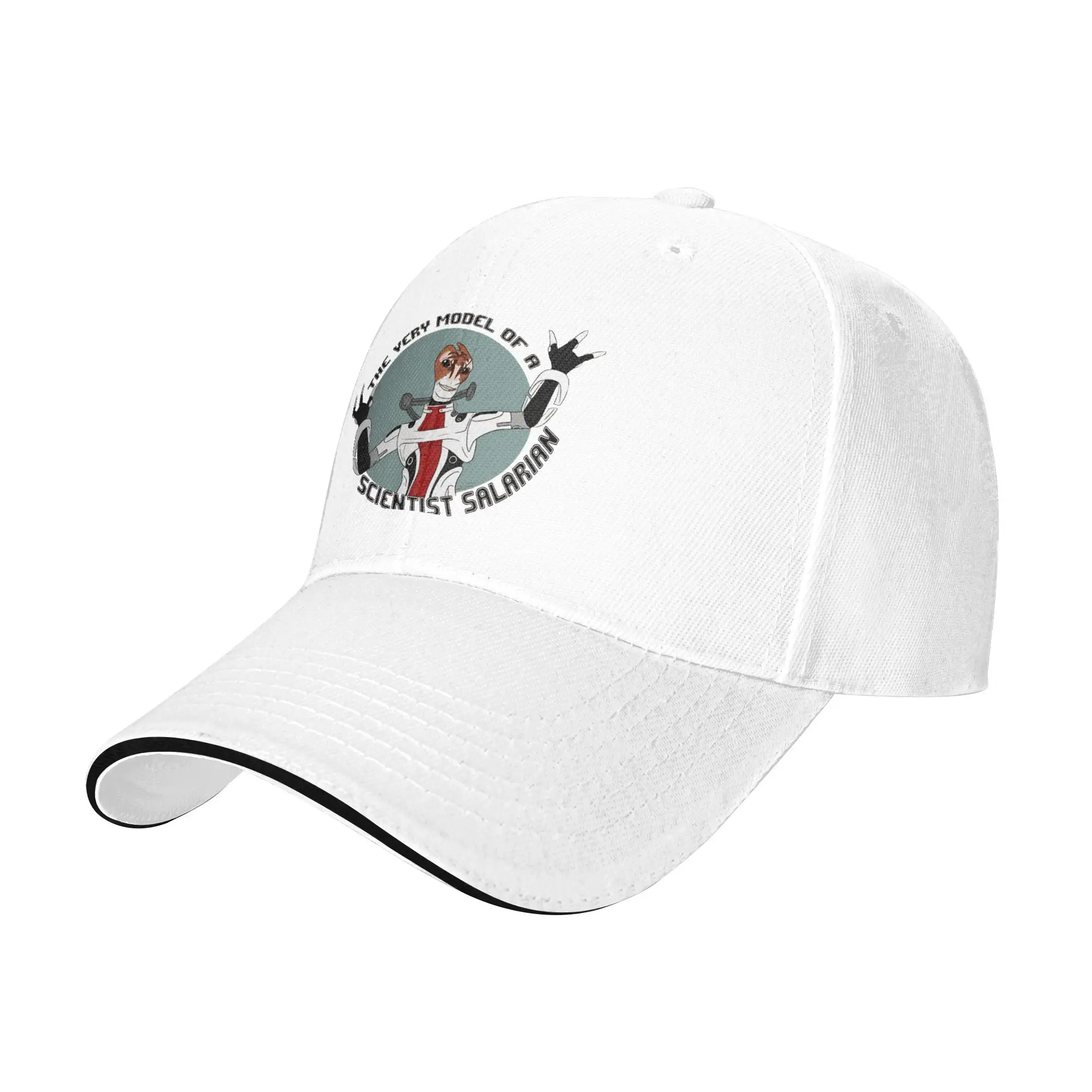 Scientist Salarian Effect Mass Game Baseball Cap Hip Hop  Sandwich Caps Men Women Adjustable Sun Cap Workouts