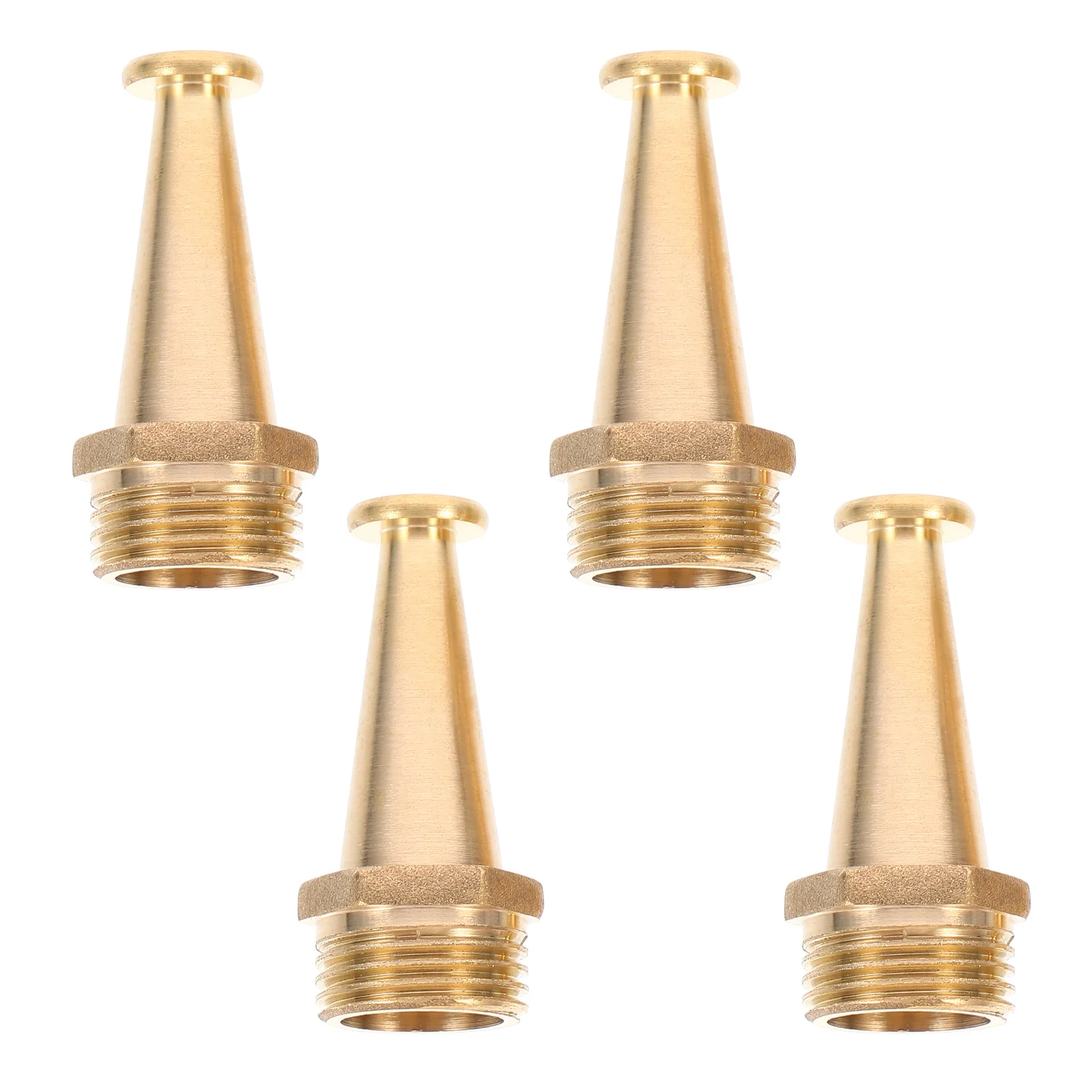 

4 Pcs Reel Nozzle 1 2 Inch Garden Irrigation Water Sprayer Hose Car Wash Durable Anti Rust Non Clogging