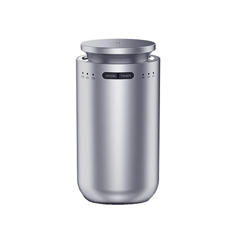 Portable Wireless Rechargeable Aroma Diffuser Eco-Friendly Metal Fragrance Oil Diffuser for Home Car Hotel Waterless Application