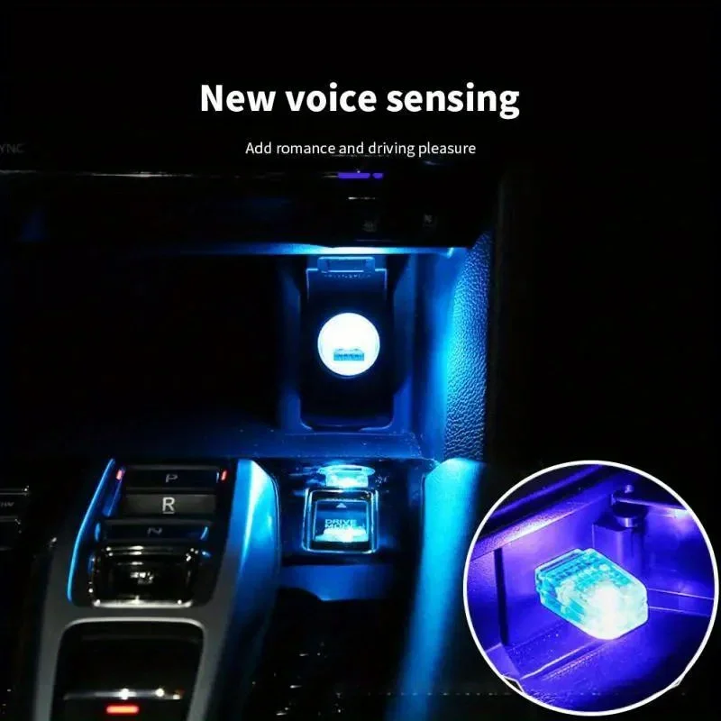 

16-Color RGB USB Car LED Ambient Lights with APP & Music Sync, Smart Control for Tesla/Benz/BMW Interior Lighting