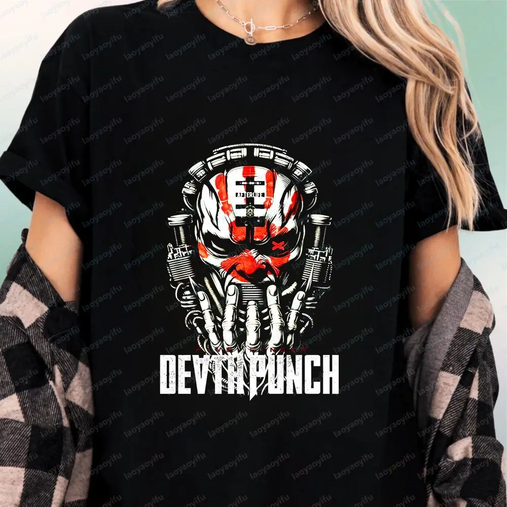 New Five Finger Death Punch - Summer Casual Trendy Versatile Men's and Women's Round-neck T-shirt