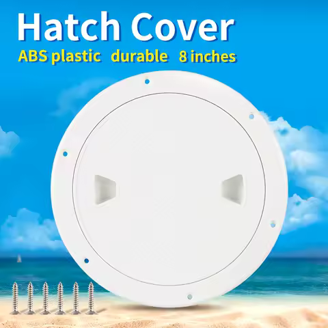 8 inch Marine Round Inspection Hatch Deck Cover - Non-slip, Durable,, Suitable for Kayaks, Ocean Yachts, and Outdoor Activities