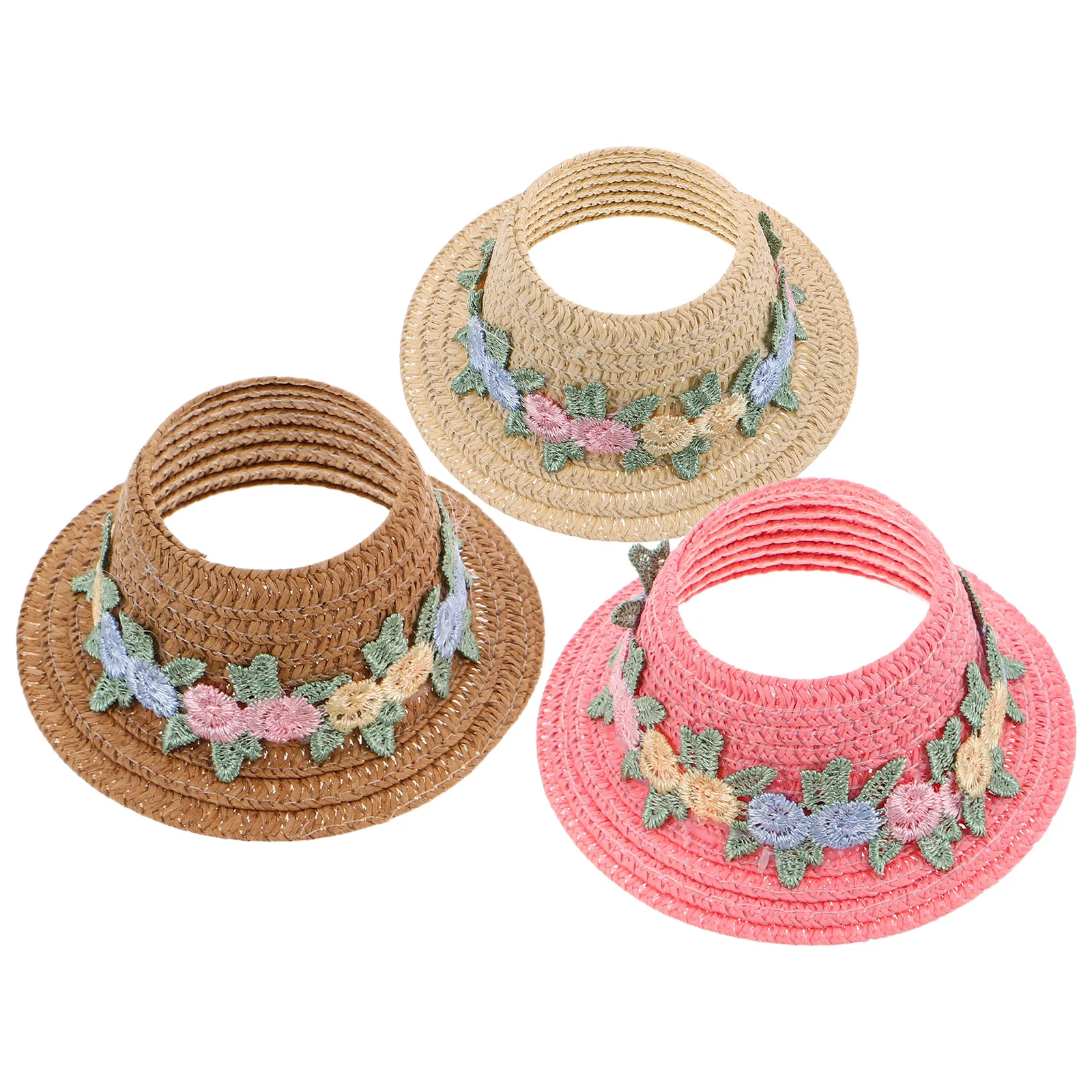 3 قطعة القبعات الصغيرة بيني قبعات رسمية أغطية الرأس دمية الحرفية اكسسوارات مصغرة دمية قبعات قبعات مصغرة #5