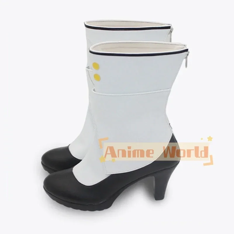 Honkai Impact 3rd アーカイブス ディシプリン アポニア 修道女 コスプレ靴 コスプレブーツ ハロウィン カーニバルブーツ カスタムメイド