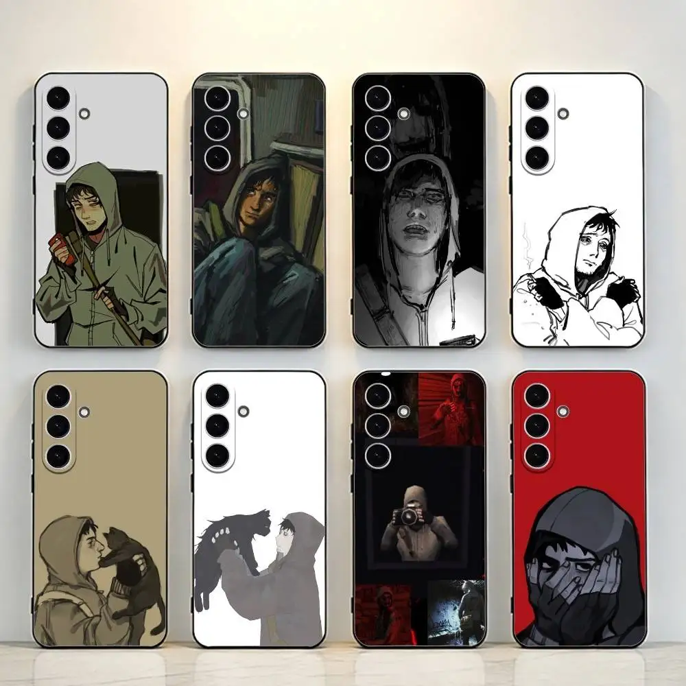 

Cry of F-Fear S-Simon Phone Case For Samsung Galaxy A73,A72,A71,A70,A53,A52,A51,Others Soft Black Shell ll