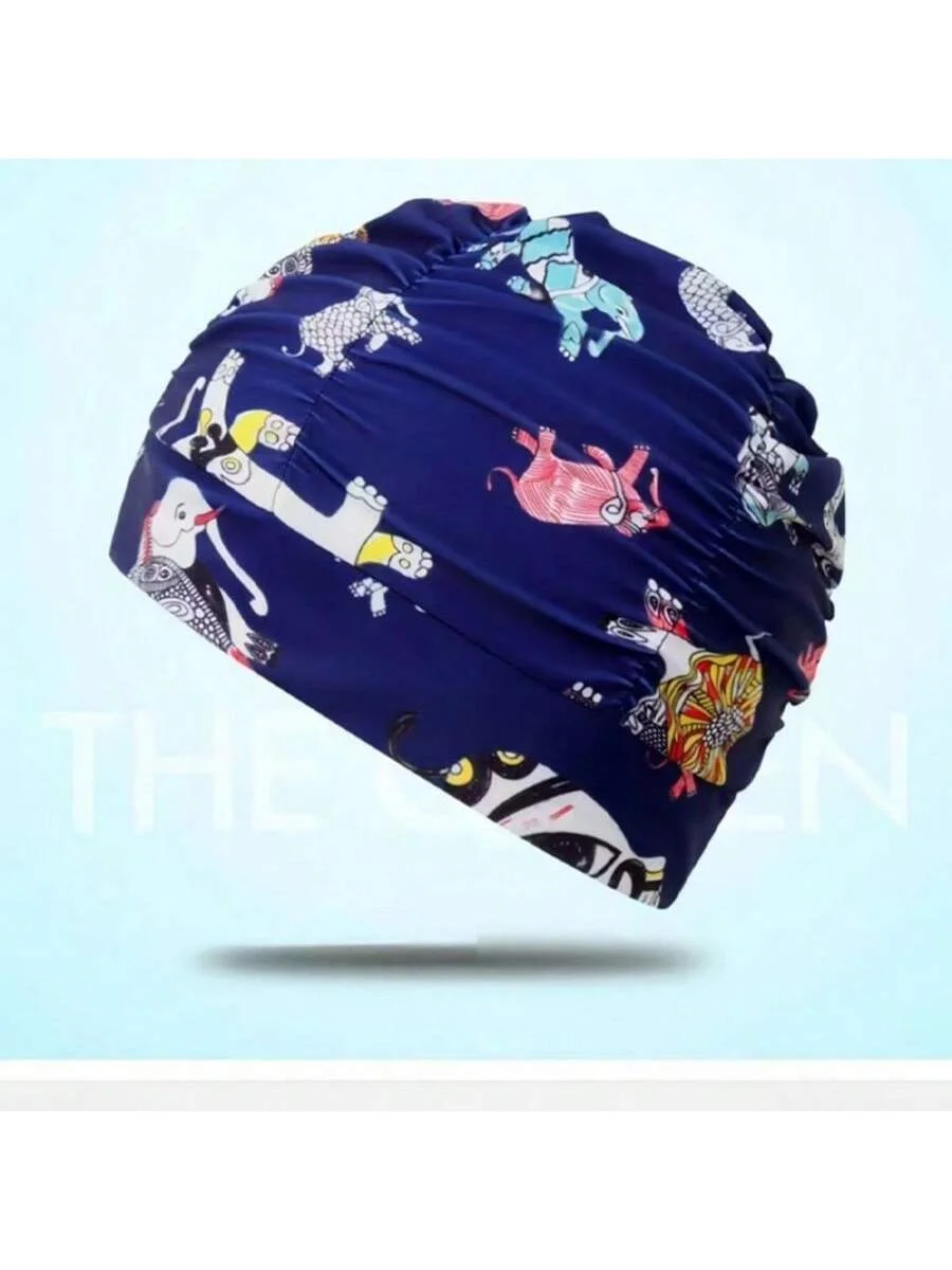 

Шапочка для плавания, женская шапочка для плавания с длинными волосами, Южная Корея, модная удобная тканевая шапочка для плавания для взрослых, длинные волосы, защита ушей, шапочка для плавания Sw