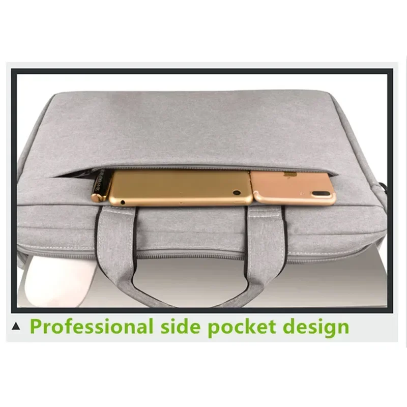 Laptop Bag Sleeve Case Shoulder HandBag Notebook Pouch Briefcases For 13.3 14 15.6 Inch Macbook Air Pro HP Huawei Asus Dell