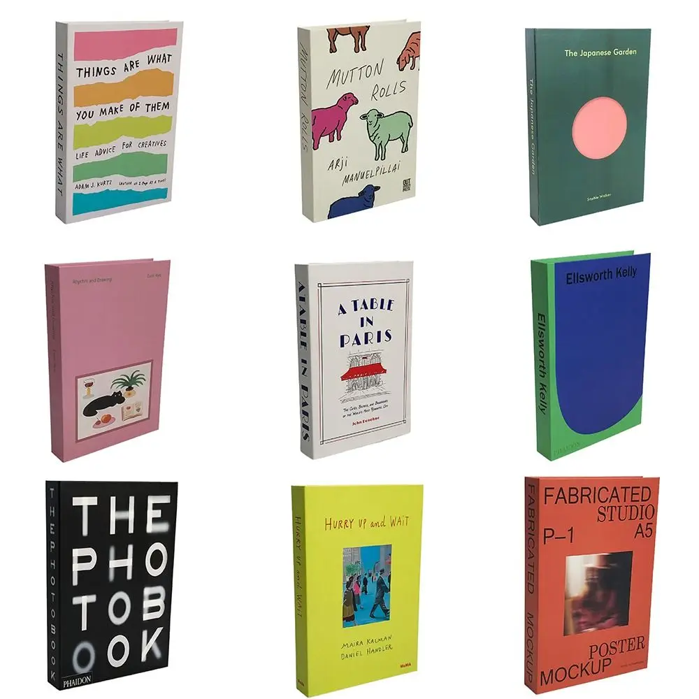 

Fashion Home Decoration Fake Books Foldable Simulation Model Book Book Shelf Display Modern Style Photography Prop Book