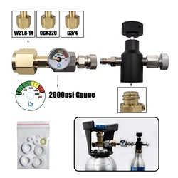 Sodawasser zubehör CO2-Zylinder Nachfüll adapter Tank gewinde TR21-4 Flaschen füll stations anschluss mit w 21,8-14 cga320 g3/4