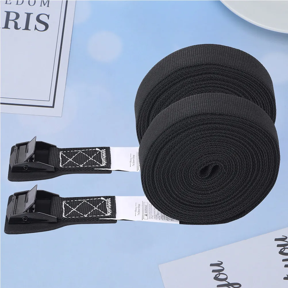 1Pair Heavy Duty Lashing Straps 12Ft Car Roof Rack Tie Down Binding Belts for Kayak Surfboard Bicycle Luggage Cargo Secure
