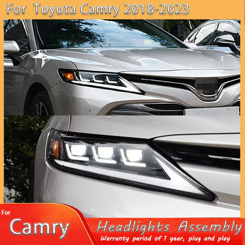 

Car Headlight For Toyoto CAMRY 2018-2023 Upgrade LED Head Lamp Upgrade DRL Dynamic Signal Lamp Head Lamp Front light Assembly