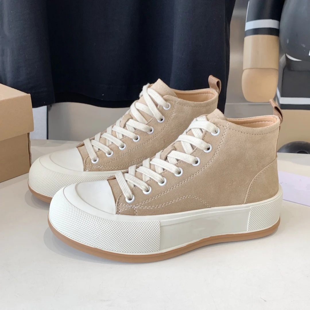 

Зимние теплые ботинки на толстой подошве для пар с меховой вставкой, Нескользящие высокие ботинки для мужчин и женщин, повседневная обувь