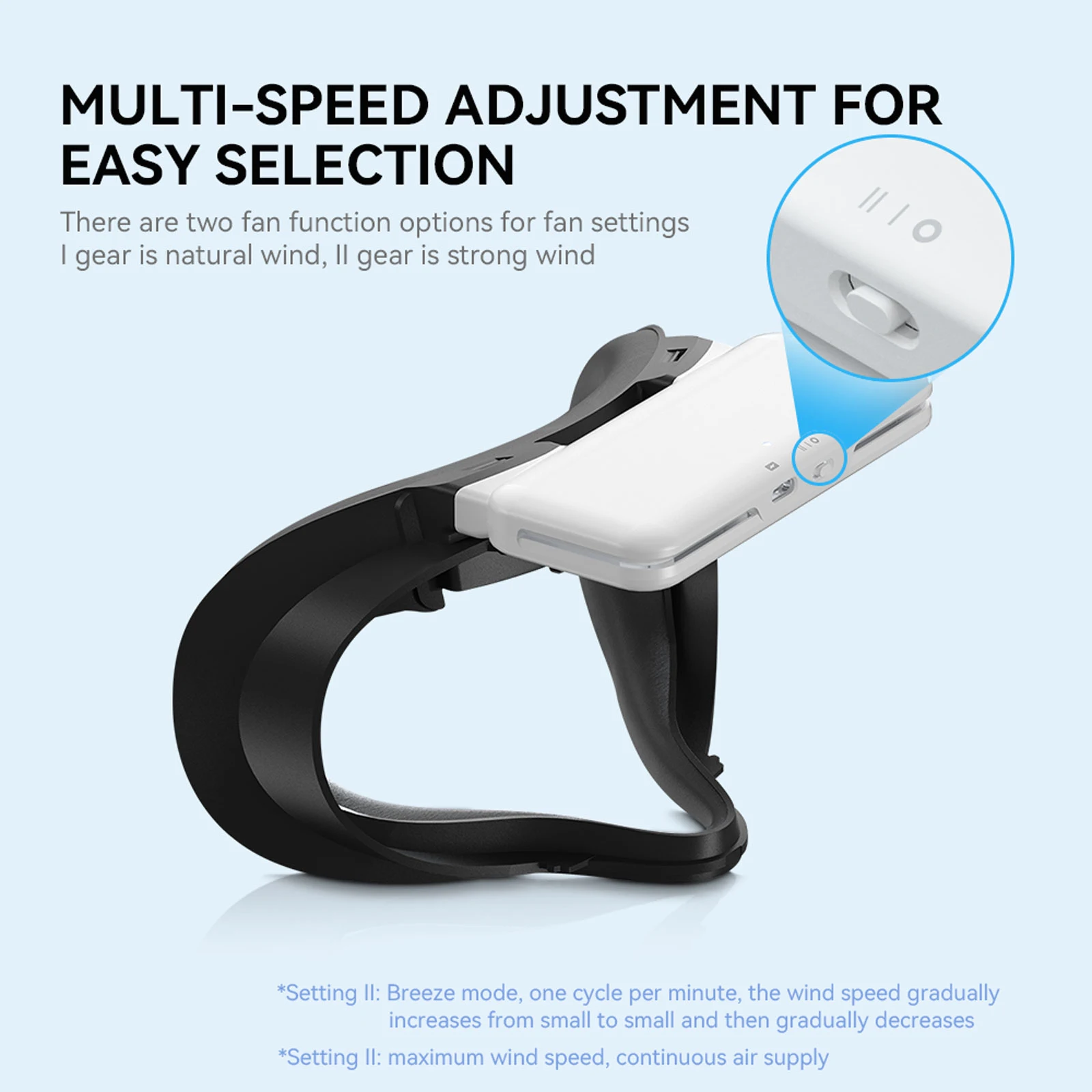 

Подушка для лица, регулируемый охлаждающий вентилятор для Quest 2 Q2, удобная интерфейсная подушка, снимает запотевание линз и горячий воздух