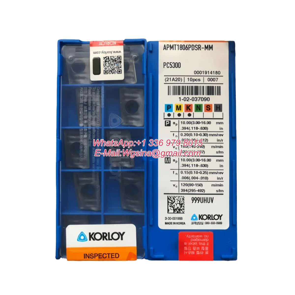 

KORLY оригинальная фрезерная пластина AMS AMS10 AMS1016 AMS1016 HS-3 PC5300 10 шт.