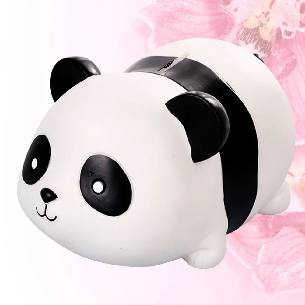 

1Pcs Black Money Pot Large PVC Coin Bank Saving Jar for Home Office Cartoon Money Box Coin Storage Jar