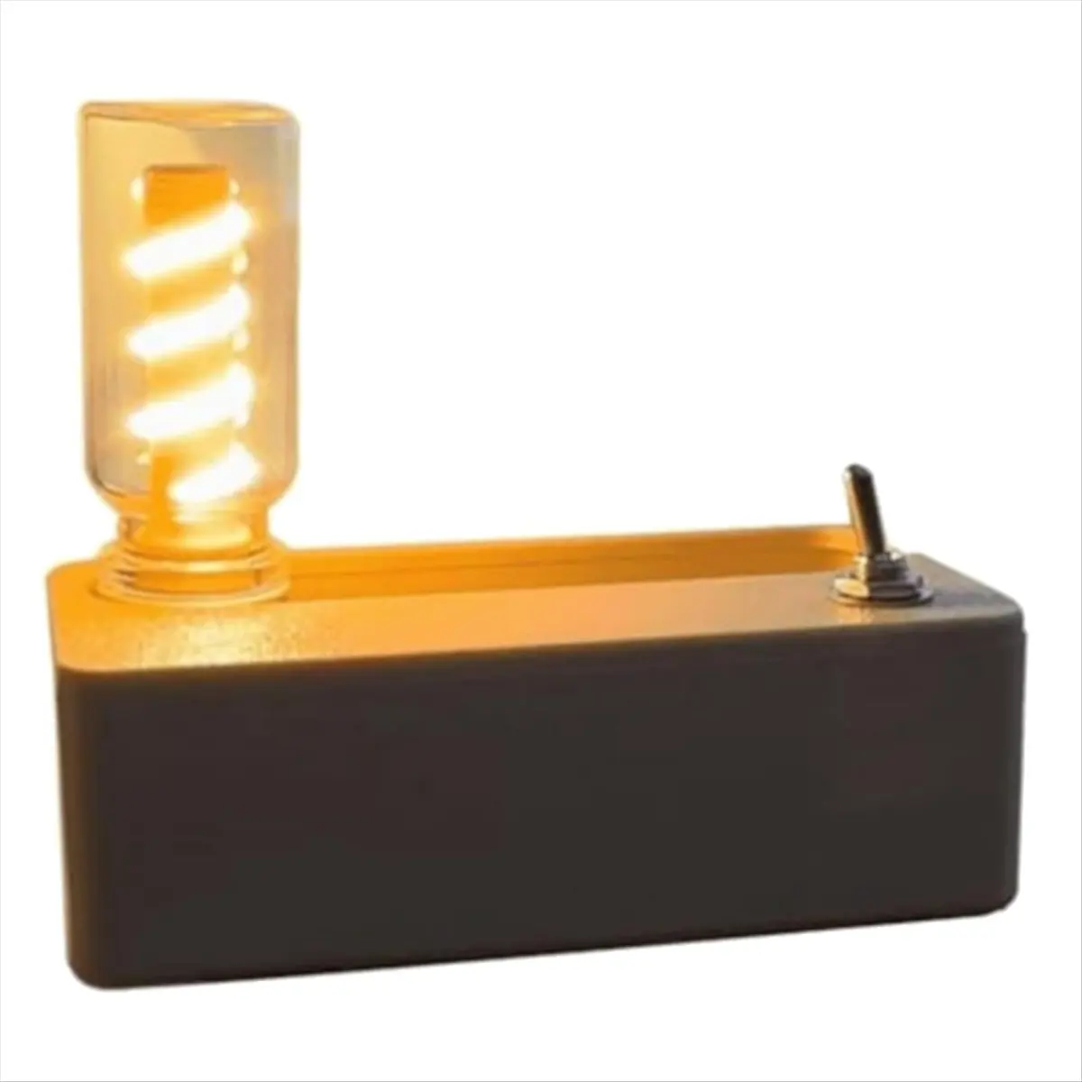 AA19 Magnetic Suction Lamp Decompressions Mechanical Night Light 3D Rechargeable LED Press Lever Ejection Night Lamp