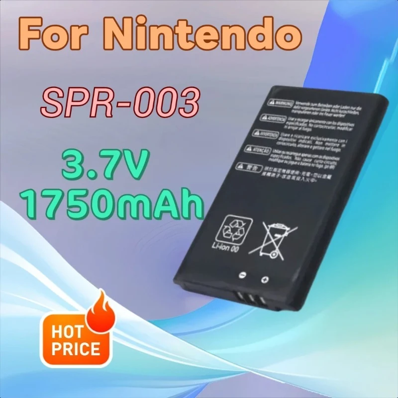 

3.7V 1750mAh High-capacity SPR-003 Rechargeable Battery for Nintendo New3DS LL XL Game Console