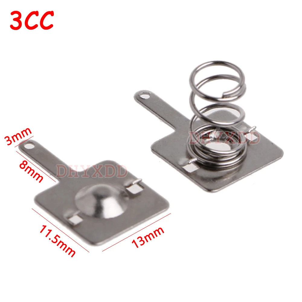 10pair (20pcs)  13MMX11.5MM Battery Battery Shrapnel AA Battery Spring 5 No. Positive and Negative Contact Pieces