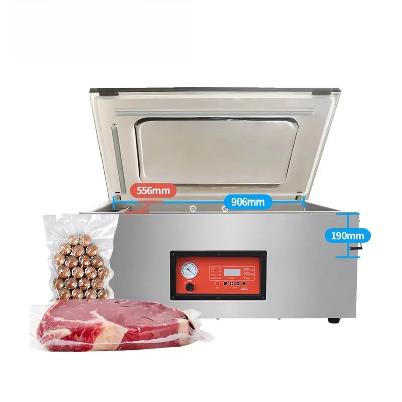Vacuum Packaging Machine Commercial Automatic Sealer for Meat Seafood Fresh Keeping Household Industrial Packing Equipment