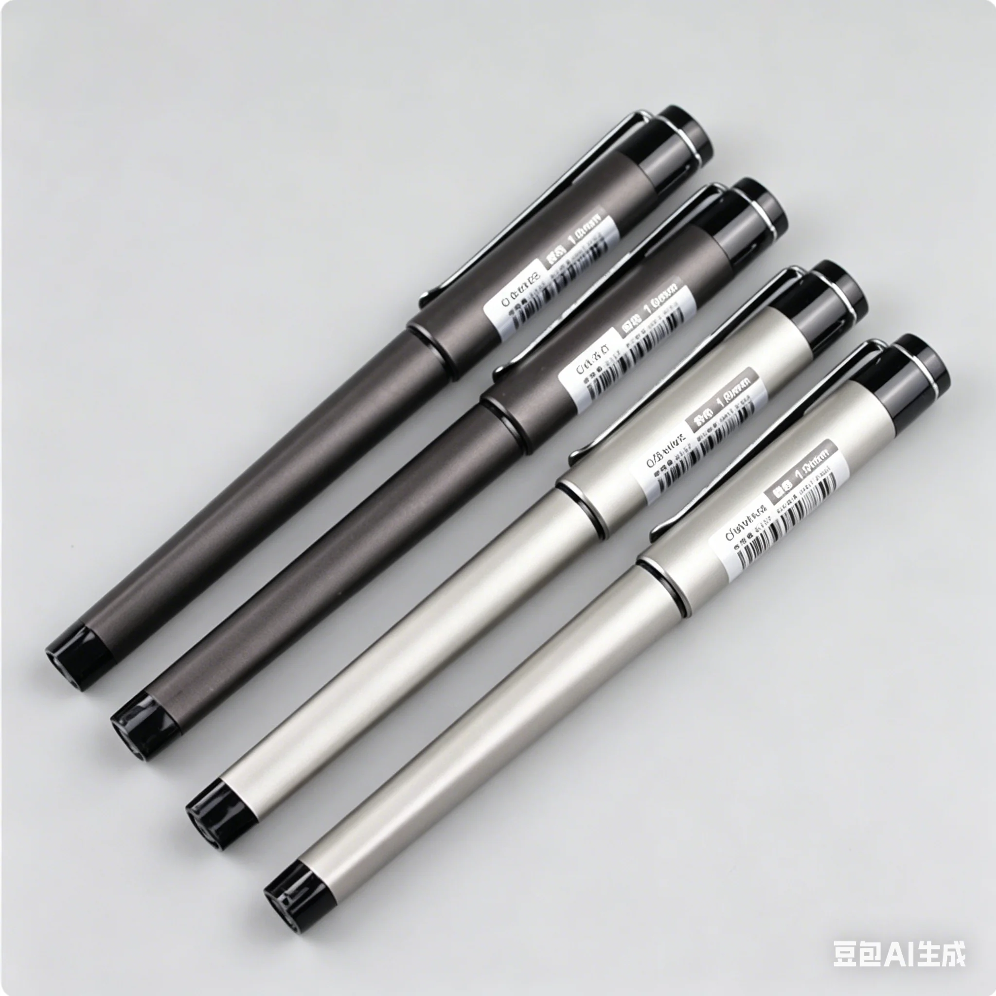 12 Stück S107 1,0mm Schwarze Kohlenstoff-Gelstifte mit Fettspitze für Kalligraphie, Unterschriften, Büro, Schule, Studenten Schreibset – Detail 1