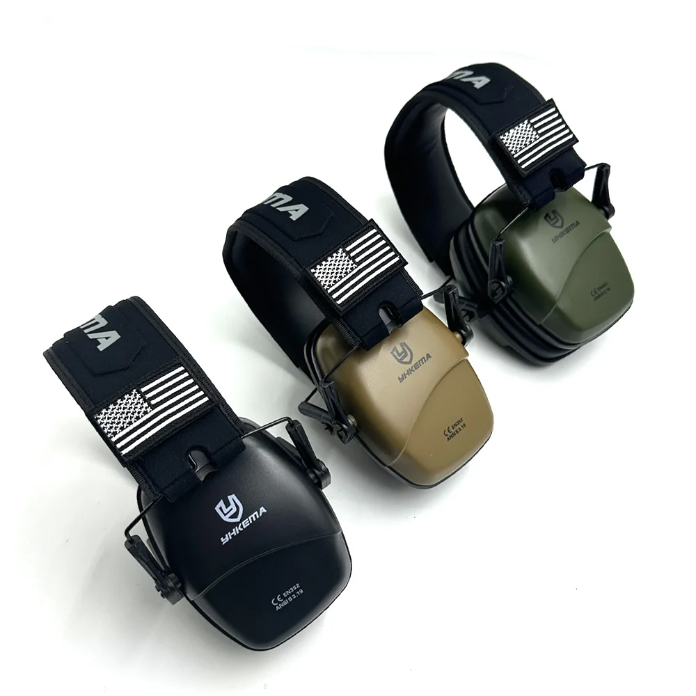 YHKEMA Tactical Earmuff Ear Protection Hearing Protecti on Passive Protector for Shooting Earmuffs NRR 25dB Noise Reduction