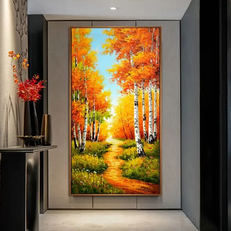 

4217551 Digital oil painting living room decorative painting sofa background wall hanging painting