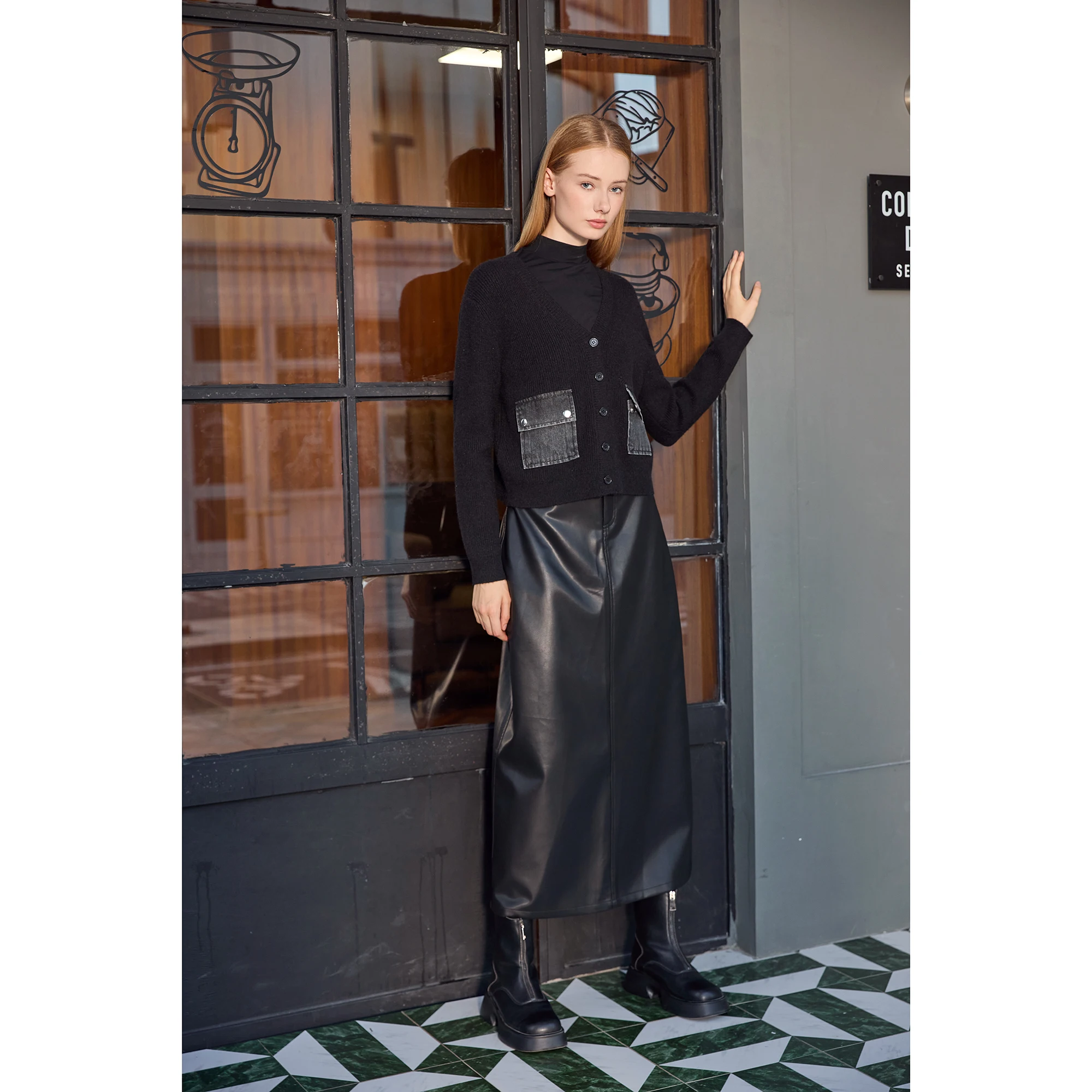 AP женское осенне-зимнее джинсовое