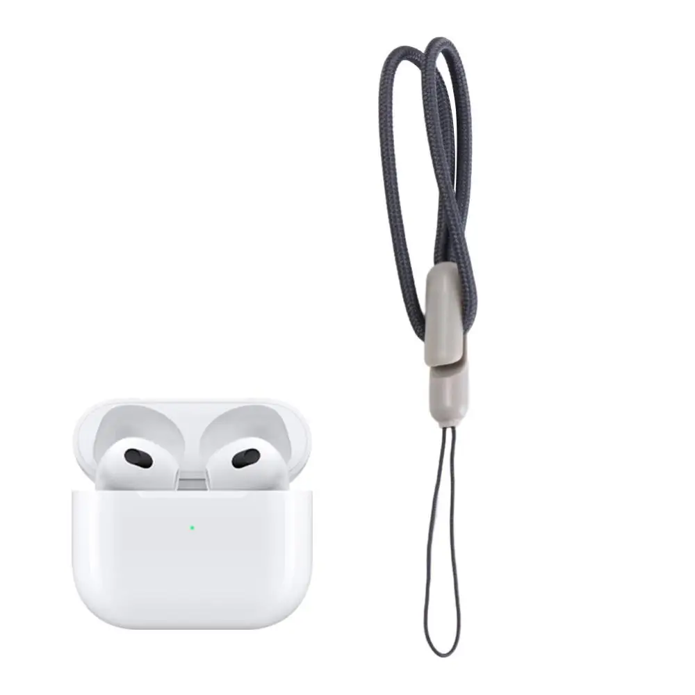 

Anti-Drop Earphones Lanyard Hang Rope Anti-lost Rope Earbuds Lanyard Nylon Silicone Strap Earphones Incase Lanyard