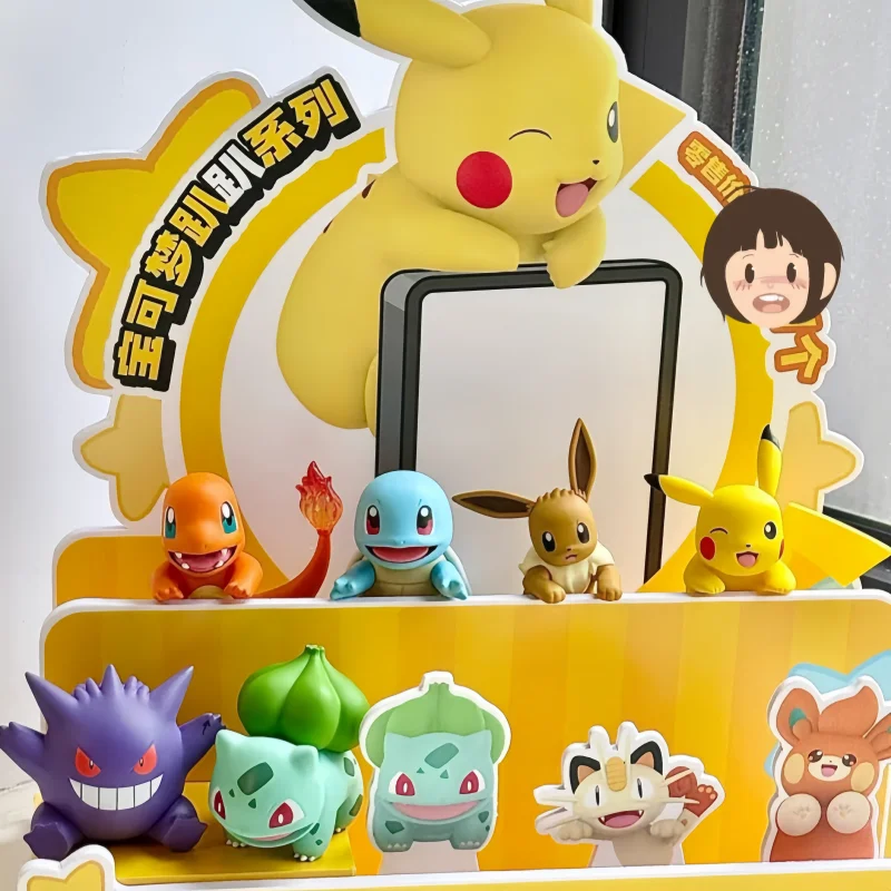 Nieuwe Echte Funism Pokemon Blind Box Speelgoed Lie Gevoelig Serie Auto Decoratie Kantoor Desktop Decoraties Collectible Beeldjes Model