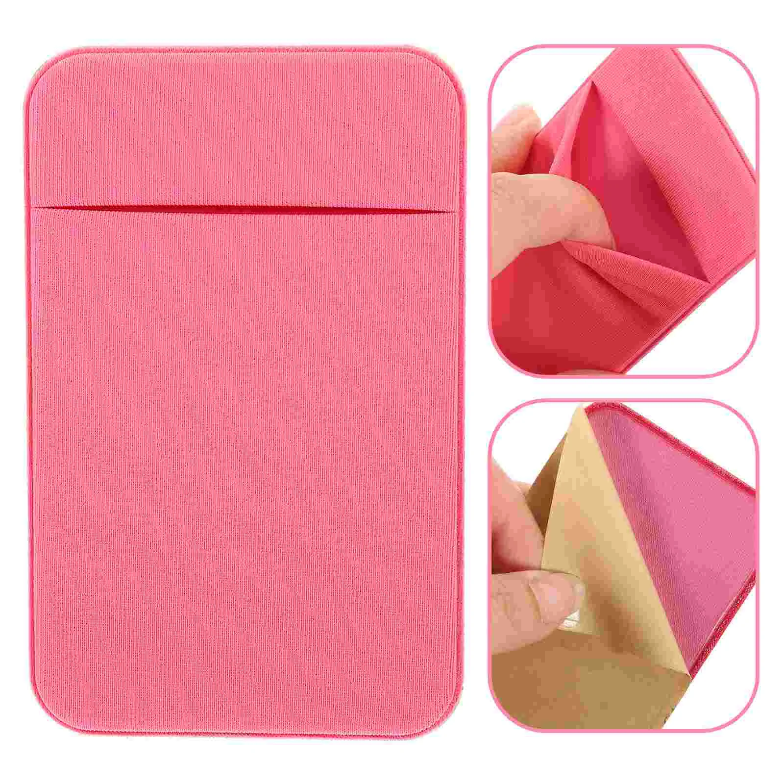2 Pcs Mobile Phone Back Sticker Wallet Smartphone Card Holder Non Strong Adhesive Universal Cellphone Stand Bag Credit