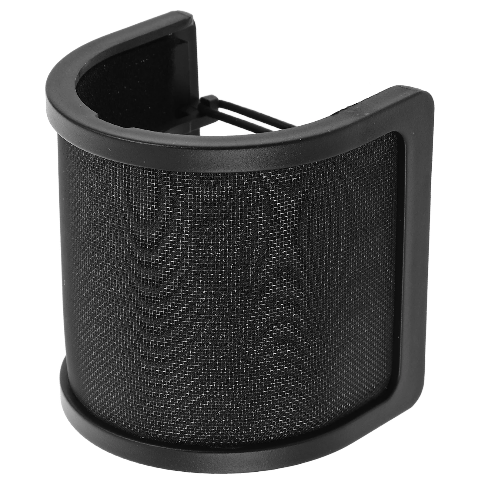 

U Shaped Double Layer Pop Filter Mic Windscreen Cover Sound Insulation Shield Recording Live Streaming Voice Recognition Anti