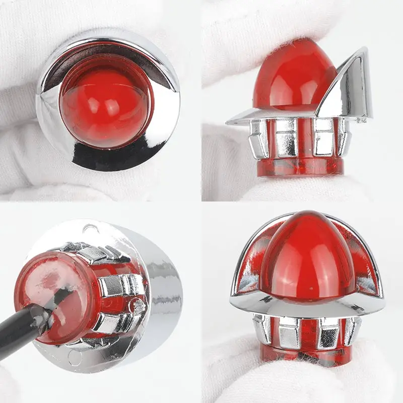 10 قطعة رصاصة LED أضواء العلامات الجانبية مقاوم للماء قارب ضوء وقف تحذير وقوف السيارات مصباح لشاحنة مقطورة قارب شاحنة جرار 12 فولت 24 فولت