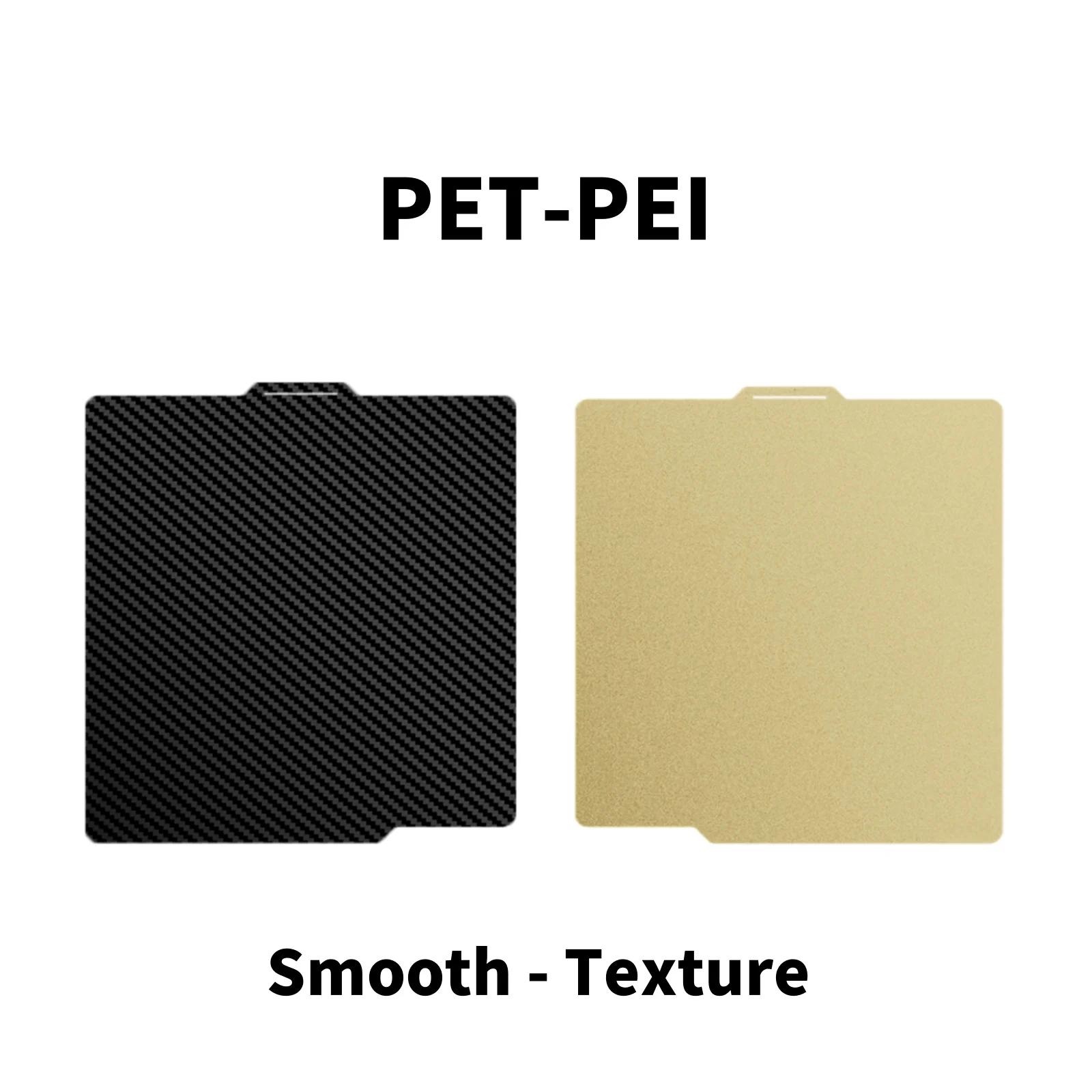 Bambu Lab X2D Druckplatte: Glatte Carbon-PET-PEI-Texturplatte für X2D Upgrade, Bambu Lab X2D Bamboo P2S 3D-Druckerteile