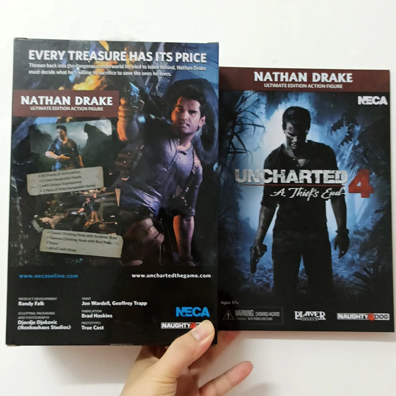 NECA Uncharted 4 A thief's end NATHAN DRAKE Action Figure Model Toys Collectable Doll Creative Present For Kids