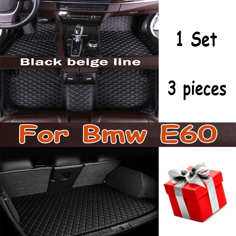 

Car Floor Mat For Bmw E60 2004 2005 2006 2007 2008 2009 2010 Series 5 Diamond Carpets Waterproof Foot Pads Automobile Accessory