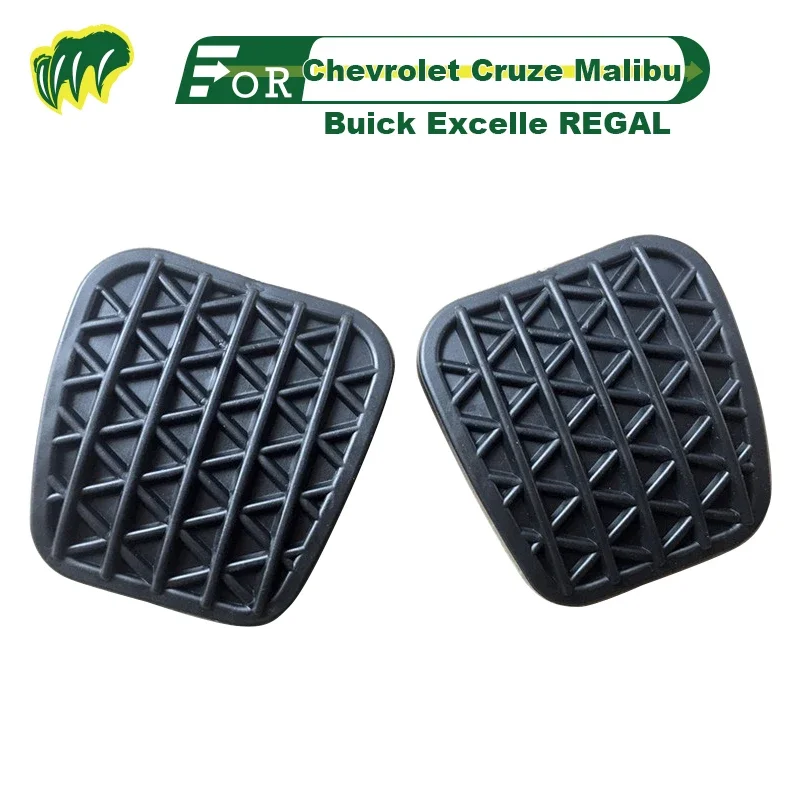 2pcs For Chevrolet Malibu Cruze Buick Excelle REGAL Clutch And Brake Pedal Pad Rubber Foot Pedal Pad Covers