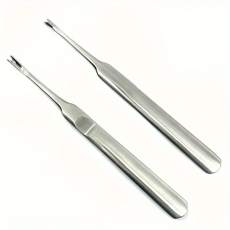 Cuticle Remover Dead Skin Pusher Surgical Grade Stainless Steel Nail Art Manicure Tools Scraper Nail Cleaner Trimmer