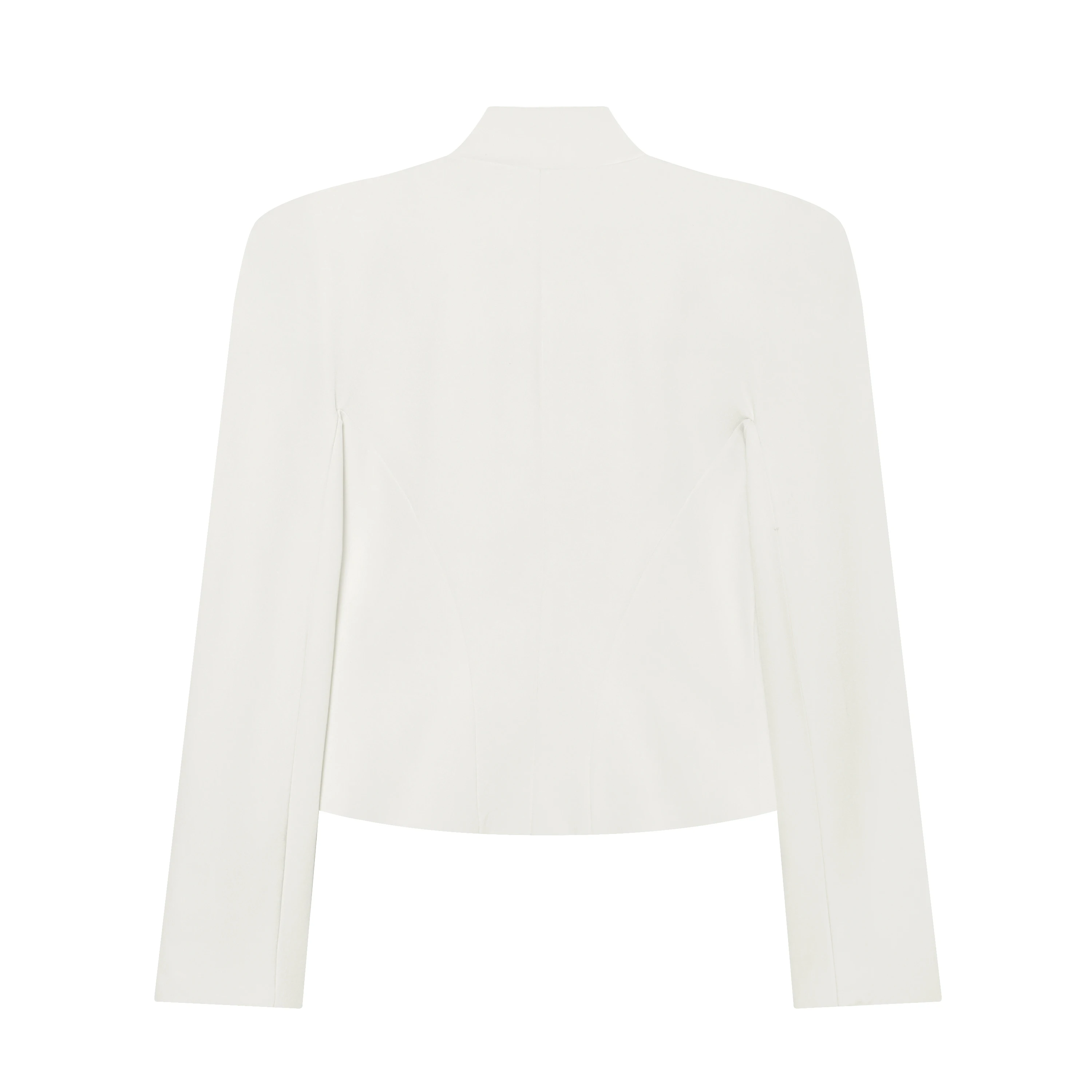 2026 Autumn Winter Women's Vintage Cropped Loose Blazer Jackets Lady Elegant High Street Buttons Stand Collar Coats Outerwear