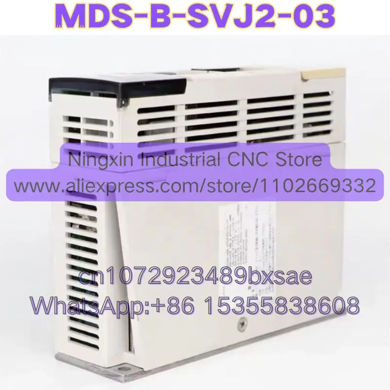 Second-hand MDS-B-SVJ2-03 MDS B SVJ2 03 Servo Drive Unit Tested OK