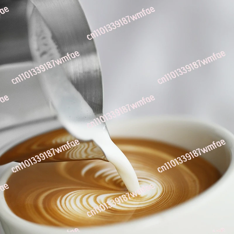 Stainless steel latte cup, turbo milk tank, eagle beak milk foam cup 450ml