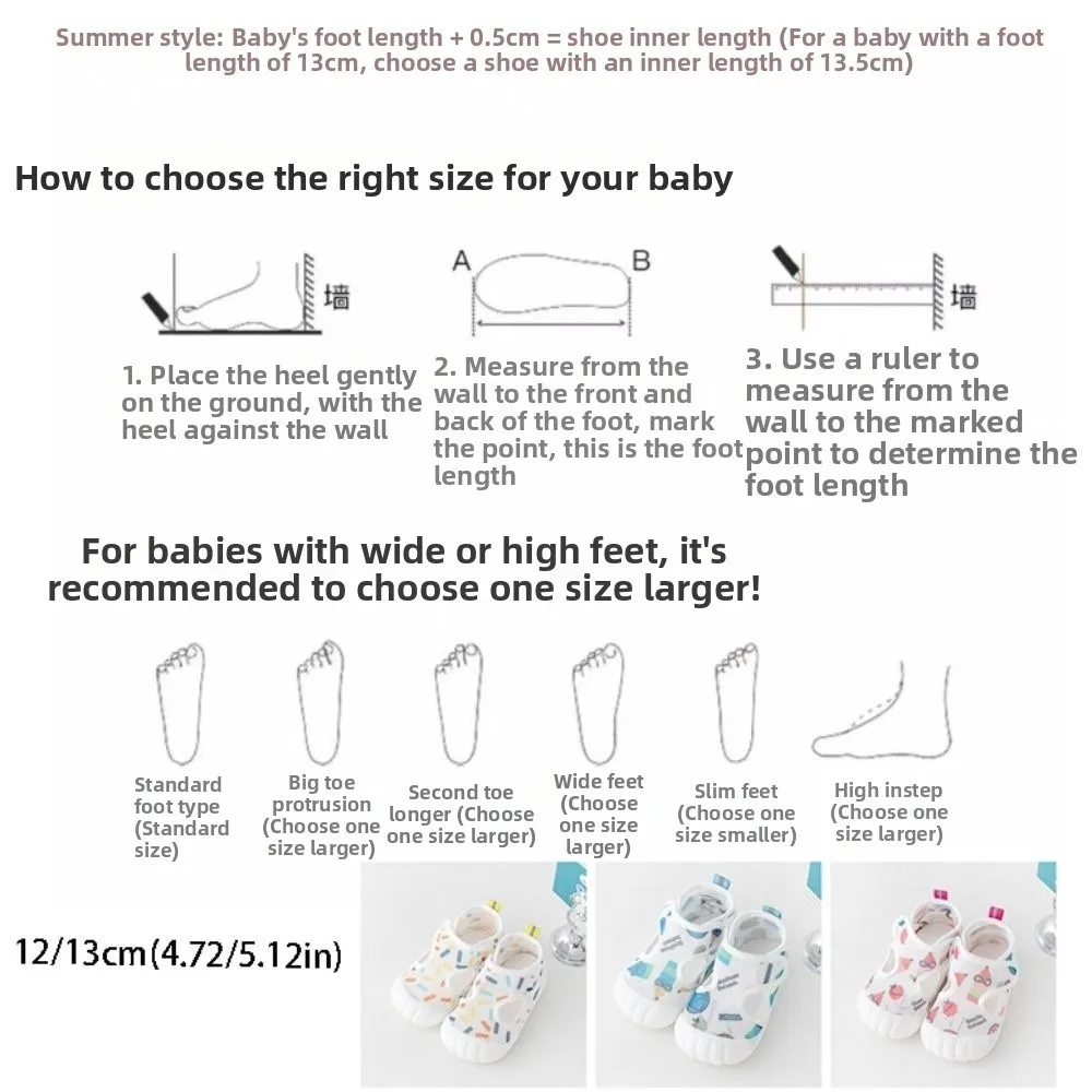 Vrijetijdsschoenen Ademende babysandalen Air Mesh Comfortabele eerste wandelaars Zachte zool Flexibele babyschoenen Outdoor