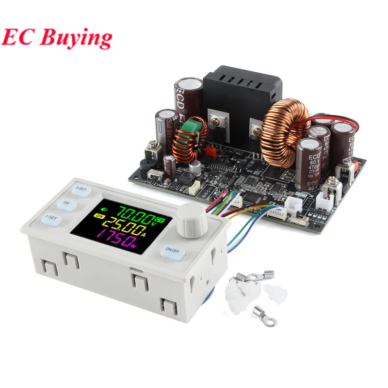 XY7025 70V/25A/1750W Buck Converter CC CV CNC Stabilized Power Supply Adjustable Regulated Voltage and Current Step-down Module