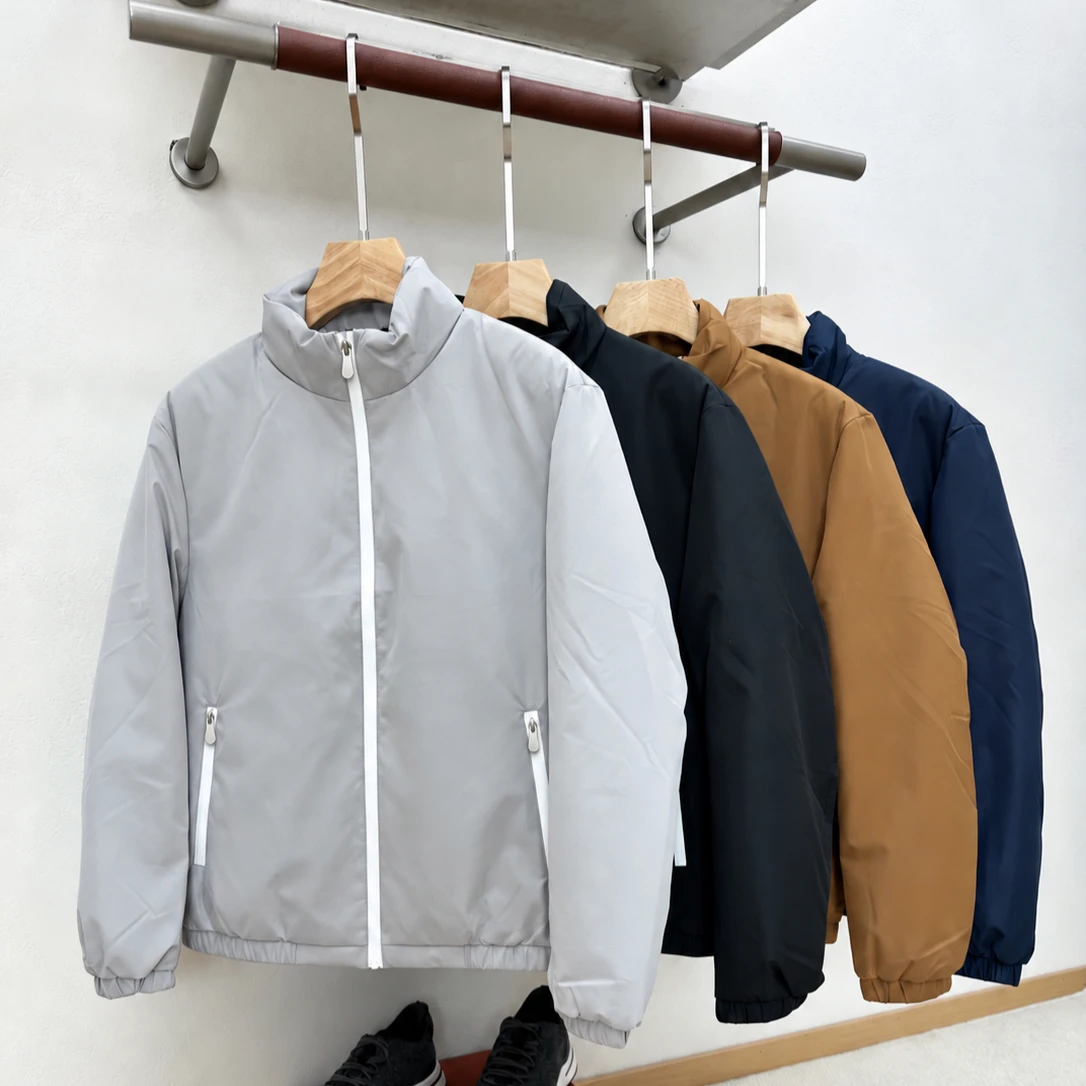 Italian BC simple warm fluffy white duck down casual jacket