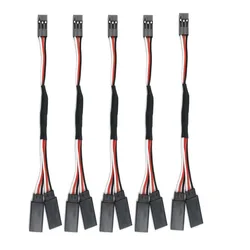 5pcs 300/500mm RC Servo Y Extension Cord Cable Lead Wire For RC Servo JR Futaba RC Airplane Helicopter Car DIY
