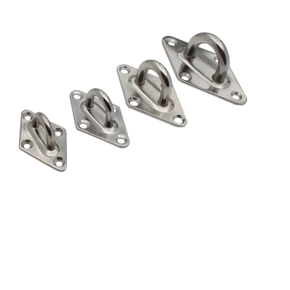 

4pcs 5Mm Rhombus Latch Stainless Steel Heavy Duty Locking Mechanism For Sliding Doors Cabinets Drawers Garage Door Hardware